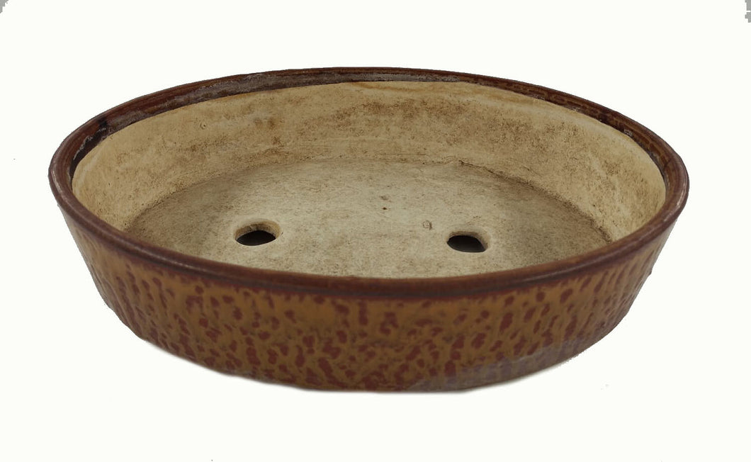 Vaso Bonsai marrone ovale (art. 11)